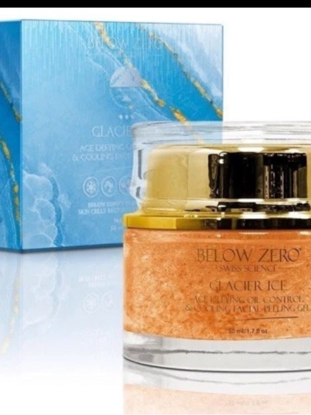 Below zero Glacier Ice Orange Exfoliating Peeling Gel